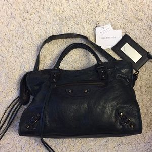 Balenciaga Small Classic City Leather Tote